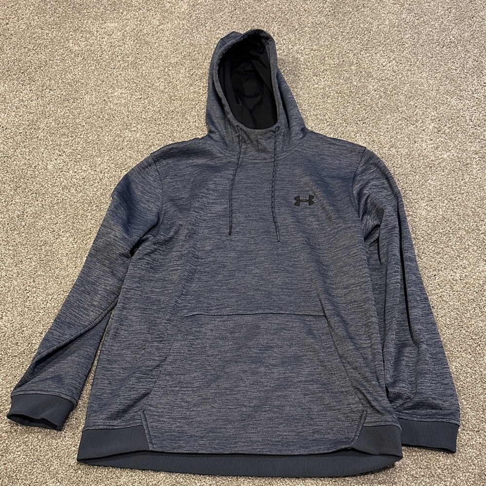 Under Armour Charcoal Gray/Blue Hoodie